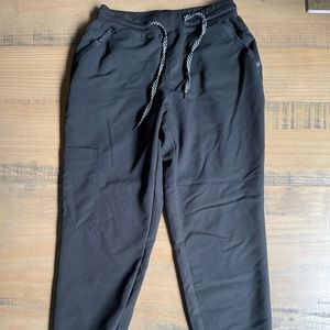 Jaanuu Black Scrub Bottoms with liner